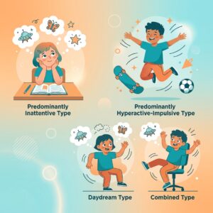 Los tres tipos de TDAH en niños